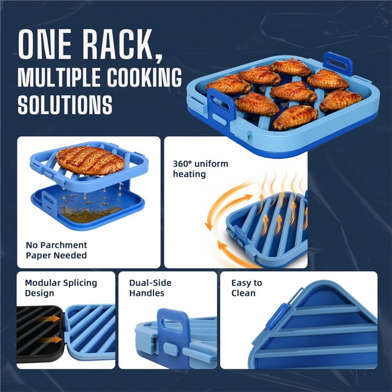 LLCS-Grill Pan Multifunctional - Kitchen Baking Rack review and price
