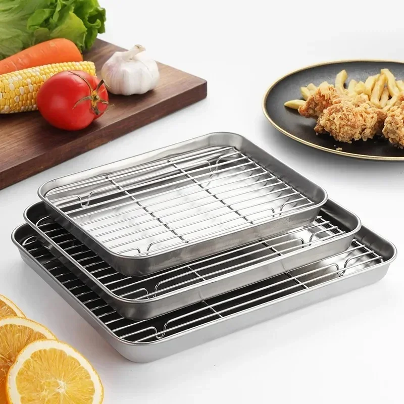 Stainless Steel Baking Pan Tra - Kitchen Baking Rack review and price