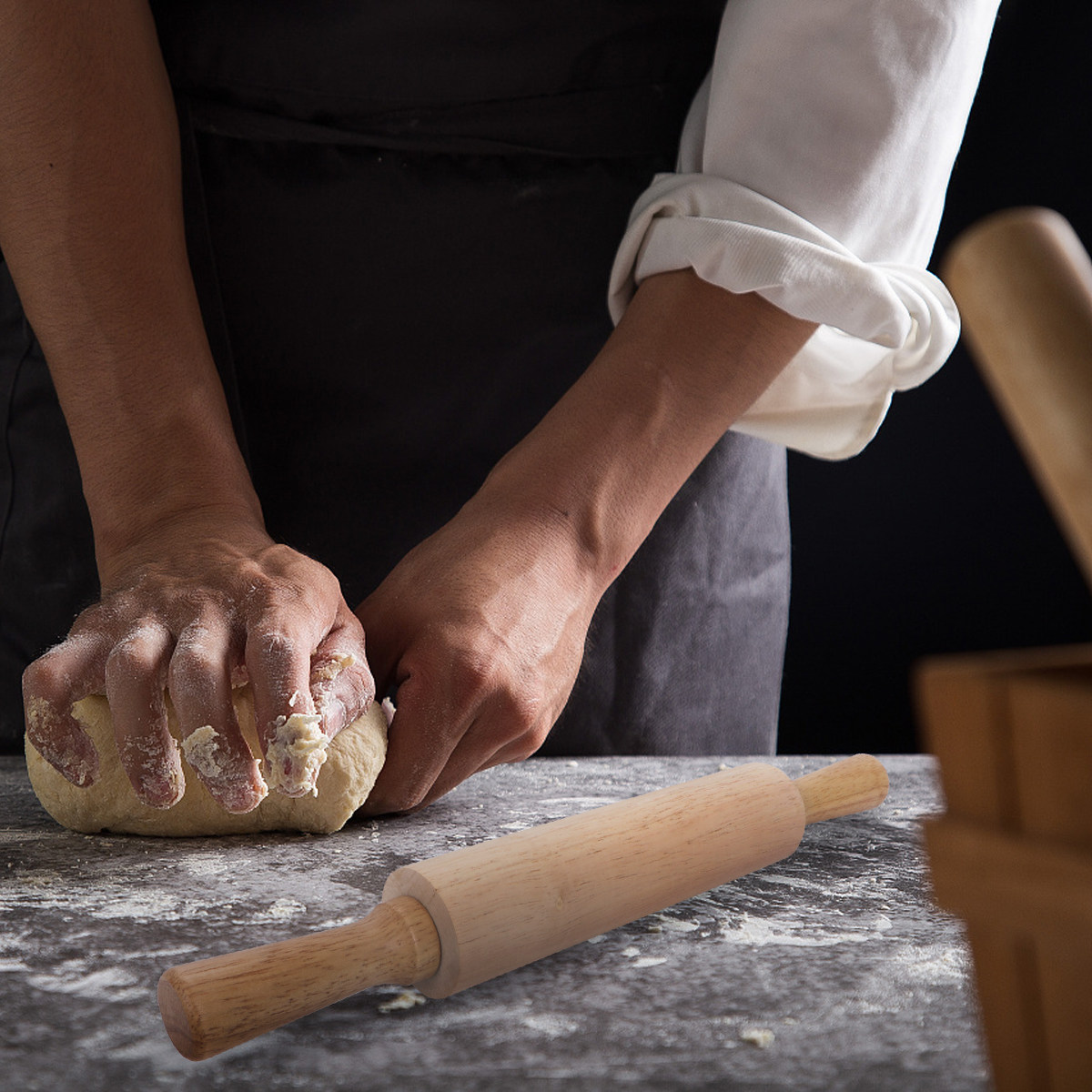 Premium Rubberwood Rolling Pin - Kitchen Roller Baking review and price