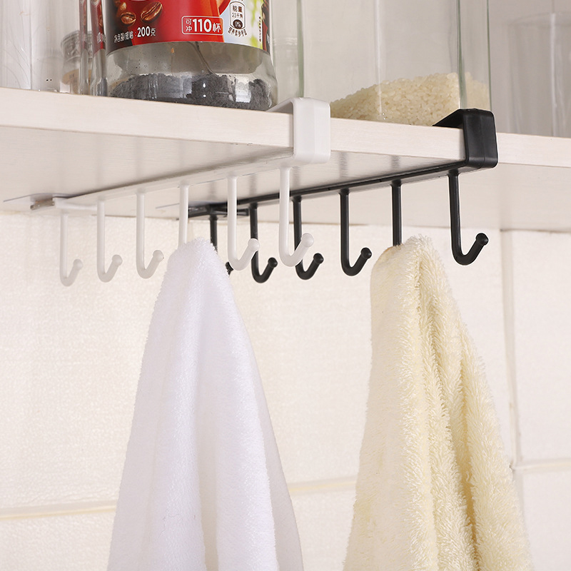 6 Hooks Storage Shelf Plastic  - Kitchen Uncle review and price