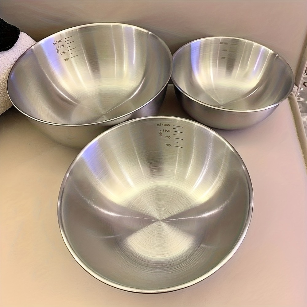Stainless Steel Mixing Bowls 3 - Baking Kitchen Set review and price