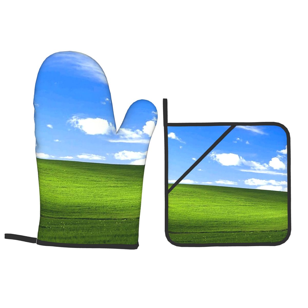 Windows XP Background Oven Mit - Kitchen Baking Background review and price