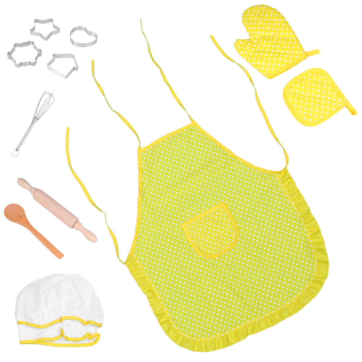 11Pcs Kids Kitchen Aprons Set  - Kitchen Kids Baking Set review and price
