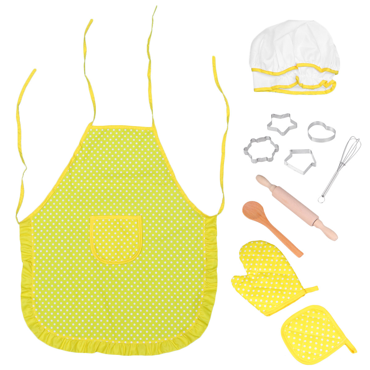 11Pcs Kids Kitchen Aprons Set  - Kitchen Kids Baking Set review and price