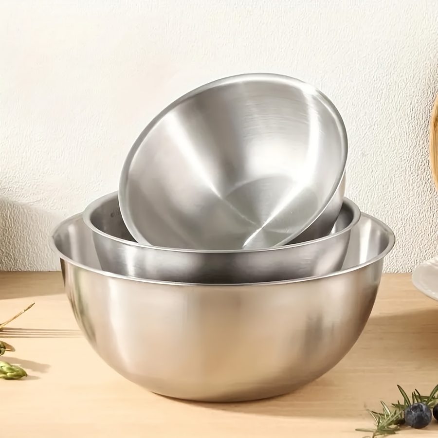 3pcs Stainless Steel Salad Bow - Baking Kitchen Set review and price